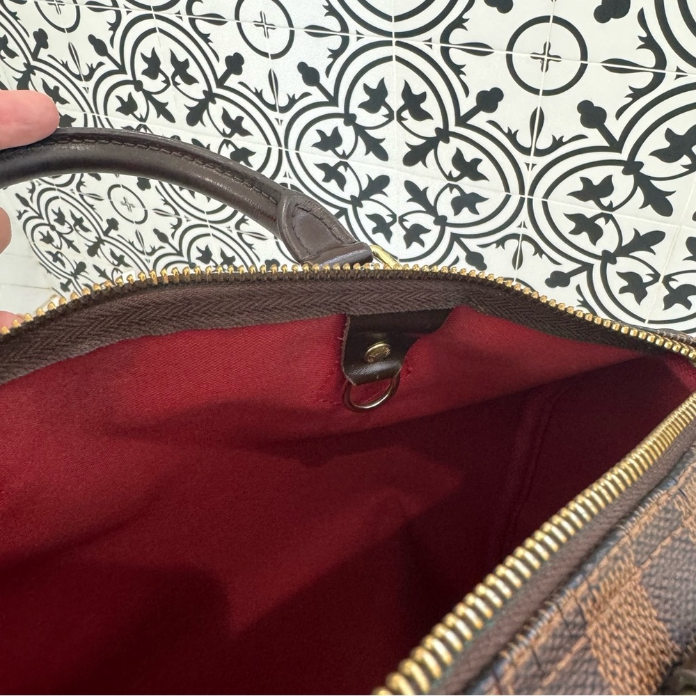 Speedy 30 Damier Ebene USED and in EUC Comes With Dust Bag - Picture 12 of 16